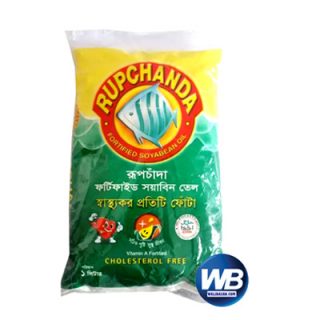 Rupchanda Soybean Oil (poly) 1 ltr