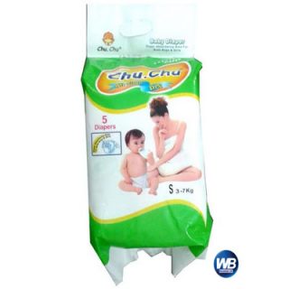 Chu Chu Baby Diaper (Belt System) S (3-7 kg)