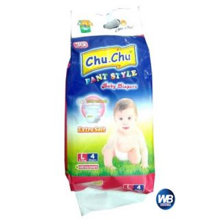 Chu Chu Baby Diaper (Pant System) L (8-15 kg)