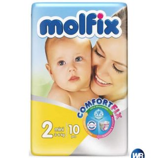 Molfix Baby Diaper (Belt System) 2 Mini (3-6 kg)