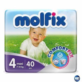 Molfix Baby Diaper (Belt System) 4 Maxi (7-14 kg)