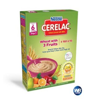 Nestlé Cerelac 1 Wheat With 3 Fruits (6 months +) BIB