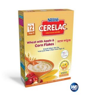 Nestlé Cerelac 4 Wheat & Apple Corn Flakes (12 months +) BIB
