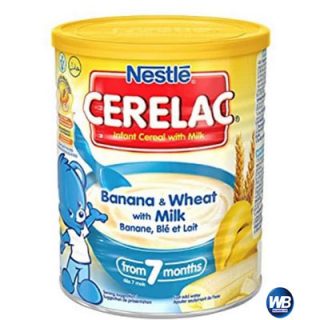 Nestlé Cerelac Banana & Wheat With Milk (7 months +) Tin