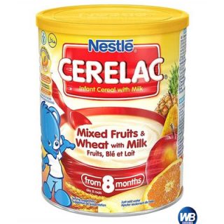 Nestlé Cerelac Mixed Fruits & Wheat With Milk (8 months +) Tin