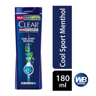 CLEAR Men Cool Sport Menthol Anti Dandruff Shampoo 180 ml