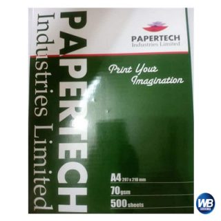 Paper Tech A4 Size Paper 70 gsm 1 Rim
