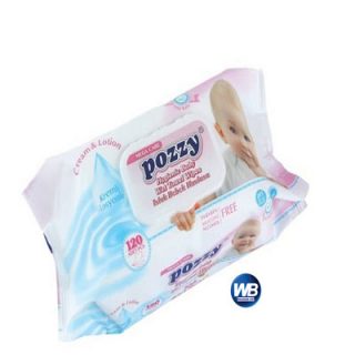 Pozzy Baby Wet Towel Wipes 120 pcs