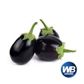 Round Brinjals Black (Begun) (Net Weight ± 50 gm) 500 gm