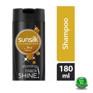 SUNSILK Stunning Black Shine Shampoo 180 ml