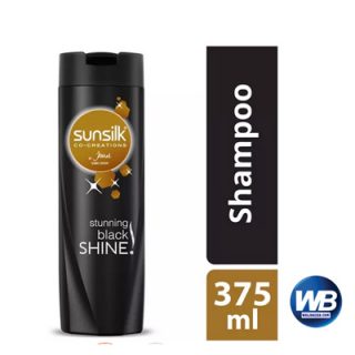 SUNSILK Stunning Black Shine Shampoo 375 ml