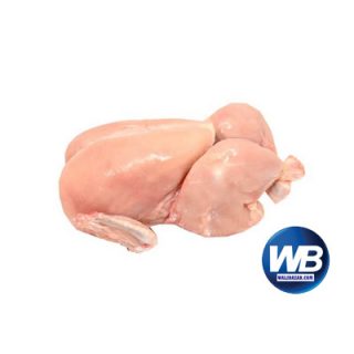 Whole Broiler Chicken Skin Off (Net Weight ± 50 gm) 1.9 kg