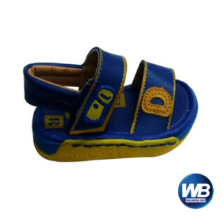 Kids and Mom Bazar Faux Leather Casual Sandal for Boys - Blue