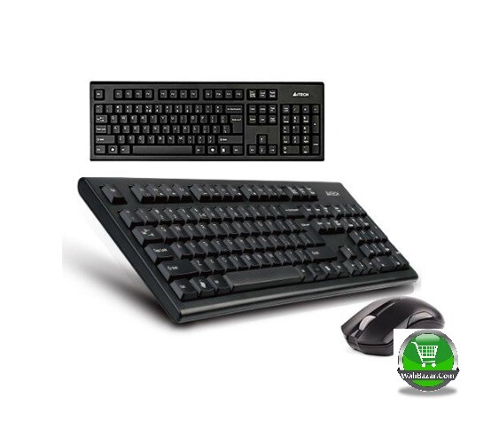 A4 Tech 3000WBG Wireless Keyboard