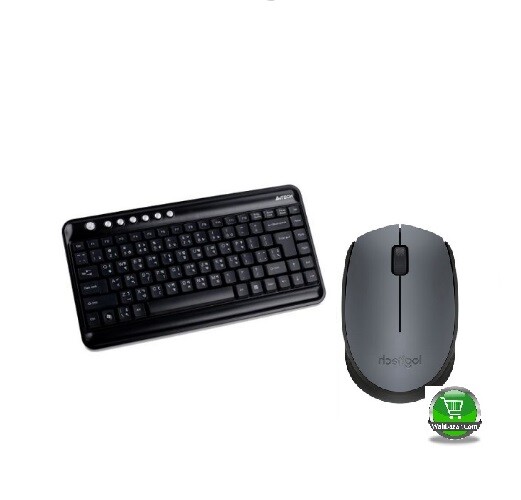 A4 Tech Wireless Keyboard & Padless Mouse