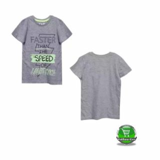 Tshirt For Boy Ash Cotton