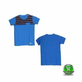 Kids Blue Cotton Tshirt