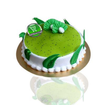 Green Vanilla Cream Cake