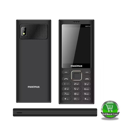 Maximus 2.8" Black Mobile Phone