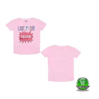 Boys Pink Cotton Tshirt