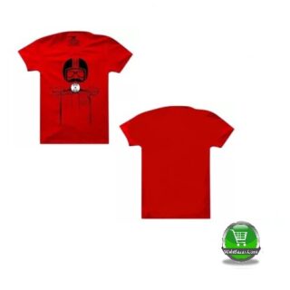 Boys Red Cotton Tshirt