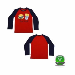 Boys Long Sleeve Red Tshirt