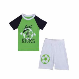 Child Boy Summer Short Sleeve Shorts Two Set