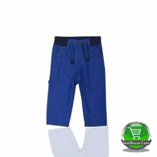 Kids Blue Cotton Pant