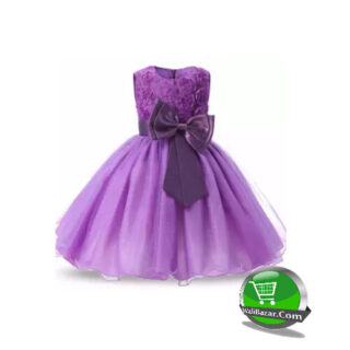 Baby Teenage Girl Purple Party Dresses