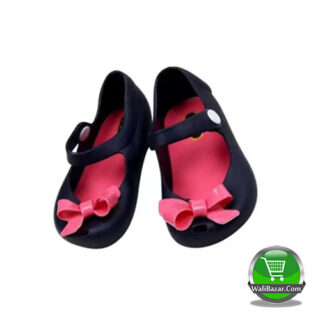Baby Girls Black Rubber Shoe
