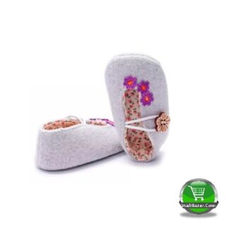 Baby Girl Crib Shoes Soft Sole Anti-slip Flower Sneakers