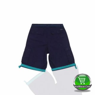 Boys Half Pant Navy Blue Cotton