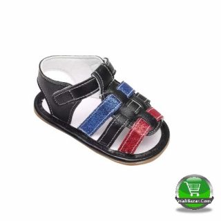 Baby Boys Girls Leather Rubber Sole Shoes