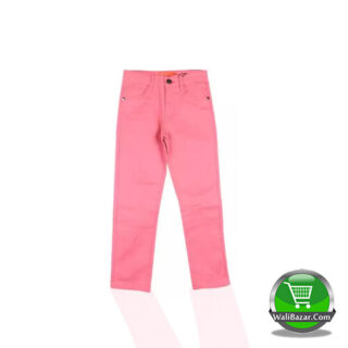 Boys Full Pant Pink Cotton