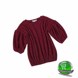 Baby Kids Girls Long Sleeve Red Tshirt Tops