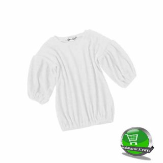 Baby Kids Girls Long Sleeve White Tshirt Tops