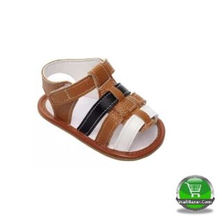 Baby Boys Girls Leather Rubber Sole Shoes