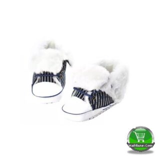 Boy Girl High Top Shoe Infant Newborn Canvas Boots