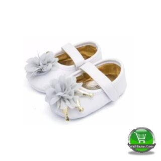 Baby Boys Girls Flower Crib Prewalker Soft Sole Anti-slip Shoes