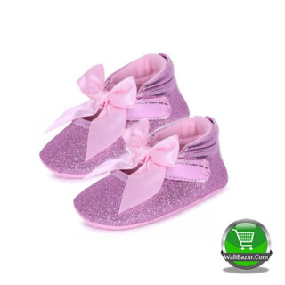 Baby Girl Pink Artificial Leather Shoe