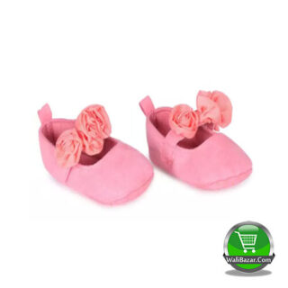 Baby Pink Artificial Leather Shoe