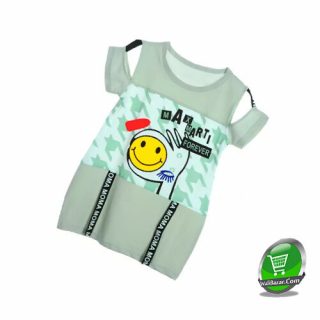 Kids Girls Short Sleeve Tshirt Tops