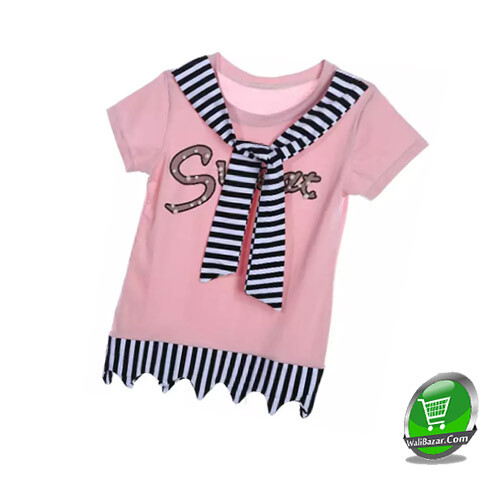 Kids Girls Children Short Sleeve Soft Tshirt Tops