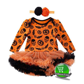 Little Baby Girls Halloween Frock Romper Dress