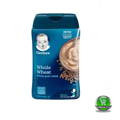 Garber Whole Wheat cereal For sitter Baby
