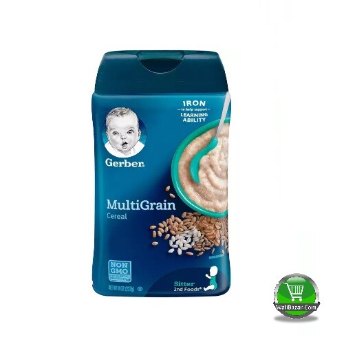 Garber Multigrain cereal For Sitter Baby