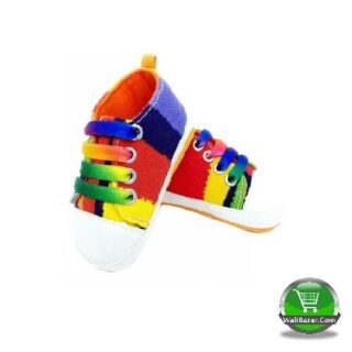 Baby Shoes Sneaker Colorful Canvas Anti-slip Soft Sole Shoes