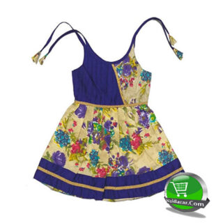 New Born Babies Knot Type Floral Frock