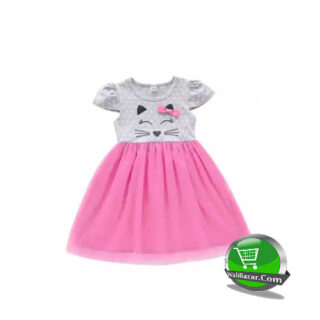 Baby Girl Cartoon Tulle Patchwork Bow Princess Dress